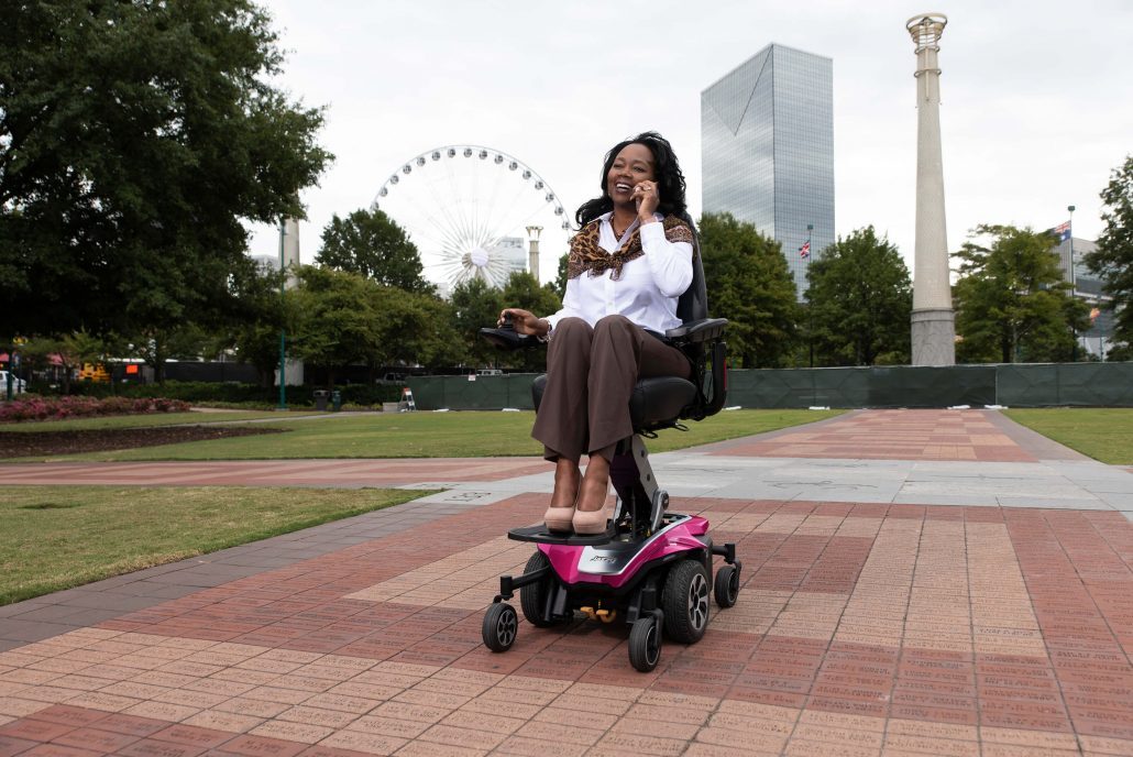 PRIDE Jazzy AIR 2 electric wheelchair / 6.4 km/h / 26,7 km