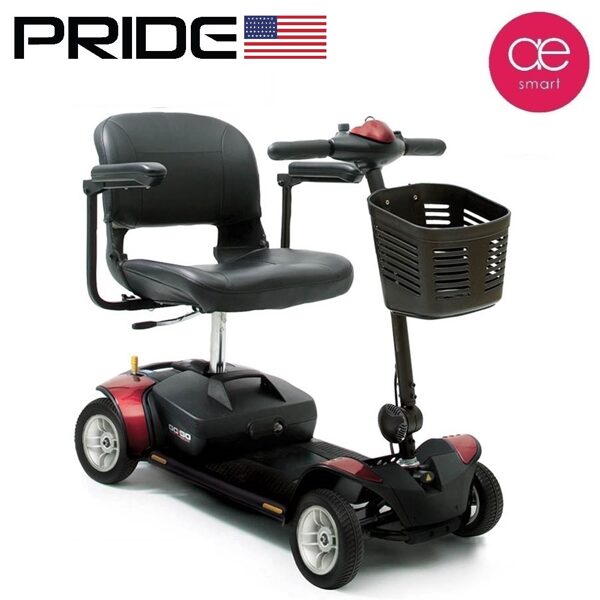 PRIDE Go Go® Elite Traveller electric mobility scooter | 6.4 km/h | 12Ah/17Ah / Red/Blue