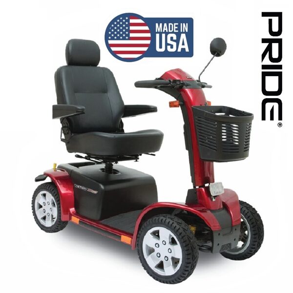 Electric mobility scooter PRIDE Victory XL130 for people with special needs, 4 wheels, 17Ah